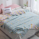Cotton six-layer gauze thickened towel quilt four-season machine washable blanket pure cotton children's baby nap air-conditioning blanket Caiyun-Lan 90*100CM six-layer cotton gauze
