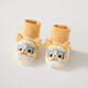 G.Duck Little Duck NOUVEAL BÉBÉ BÉBÉ STAPES PURT COTTON PURS 0-6 MOIS GARBE ET BÉBÉ Girl ne perd pas de chaussures à talons à talons pour enfants. Chaussures des orteils du robinet - Jaune [chaussures de pas en coton pur en coton et en automne] 0-12 mois (la longueur du pied est inférieure à 10,5 cm)