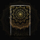 ZIPPO lighter genuine color printing mandala full of stars Gift zlppo windproof lighter men Dark night aurora flower (stand-alone) -DY9902CY