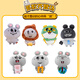 Miniso (miniso) 8 pouces Hug Plux Doll Toy Doll Doll Doll Office Girlfriend Birthday Gift for Rat Medicine
