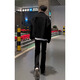 Digada Black Willow Scimitar Jeans Frühling und Herbst Neues Cleanfit American High Street Micro Flare Hosen DFFS-701 Black 2xl