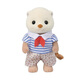 Sylvanian families Japanese version of sea otter family Playing house girls toys and doll set Birthday gifts for children