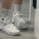 Nike (Nike) Offizielle Frauenschuhe Pippen Air Schwarz-Weiß Trendy Retro Sports Schuhe Basketballschuhe DH9719-100 Weiß/kleiner blauer Haken 40