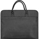 
Portable document bag A4 canvas file bag conference bag official document bag zipper bag office business information bag printing ogo 687 hidden blue - no side width - no inner lining