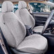 Cubiertas de asiento de automóvil personalizadas de Buwei todas las estaciones tela universal A4L Mercedes-Benz Magotan CRV Cushion Cushion Cerrado Cerrado Brown DB6172 Hilo de seda de hielo de 5 asientos
