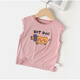Disney Boys Modal ärmelloses T-Shirt Kleinweste Sommer Kleidung Kinderkleidung Kinderbaby dünne Kinder Trend U13588 Graublau 110 cm