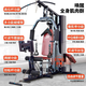 Junxia (JUNXIA) home fitness equipment multi-functional integrated high pull-down leg kick comprehensive training device single standing gym machine 1149 upgraded seat pedal 67KG counterweight + installation + upstairs