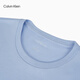 Calvin KleinJeans25春夏男士休闲通勤ck字母印花纯棉针织短袖T恤4RB832G CDN-海天蓝 L