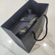 2025 High-End Versace Perfume Gift Bag Human Head Gift Empty Box Hand-Packed Ribbon Bow Black Bag Colored Perfume Gift Box 5-piece Set Black Raffia