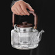 Mesni steaming integrated teapot glass tea brewing teapot steaming teapot lifting beam teapot Kung Fu tea set