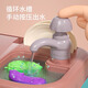 
Hanoufei cooking toys children's house kitchen simulation kitchen utensils for girls baby mini real cooking set men's large size A[85CM water-out-94-piece set] battery version