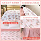 Yazan Children's Spring and Autumn Four Seasons Quilt Blanket Modal Skin Friendly and Machine Washable Little Fortune Pink 120*150CM