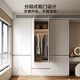 Quanyou Home Large Wardrobe Bedroom Modern Simple Furniture Clothes Storage Storage Cabinet Hanging Wardrobe Wall Home