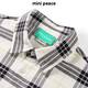 MiniPeace Children's Spring New Boys' Shirt F1CAF1263 Black 160
