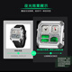 OFNS [Schulsaison] Electronic Watch Wecker Luminous Multifunktionaler Sportwaterierter Wachungsgeburtstagsgeschenk S6210. Schwarz Silber