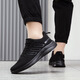 Zheduan sports shoes spring and summer new men's shoes men's casual running shoes student breathable wear-resistant soft sole shock absorbing flying knives FH-Feda 9905 all black 41