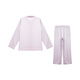 Admiration de pyjamas soyeux du printemps et d'été pour les femmes avec un pantalon à manches longues cardigan mûre en soie mince AM46A841 Cangyan Zi 90c M 165