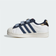 阿迪达斯 （adidas）童鞋24秋男女童经典魔术贴板鞋运动鞋IH3290IH3291 /学院藏青蓝/汉玉白 IH3290 30 11.5K(适合脚长18)
