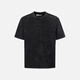EVISU KURO 2025年夏季新品男士商标标签时尚短袖T恤 炭灰色 XL