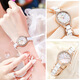 2025 ceramic women's watch luminous women's famous watch fashion light luxury digital women's watch waterproof diamond-inlay watch 11S9848L01