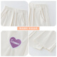 Yoyo one (Yoyo one) girls summer pants thin style girls large children ice silk wide-leg pants summer clothes children 2025 new girls mosquito-proof trousers 15025 meters white + 9928 purple [set] 140 140cm