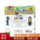 京东配送Playtown系列飞机场翻翻书 AirportA Lift-the-Flap 英文绘本儿童机场飞机科普纸板书趣味交通工具启蒙认知英语单词学习
