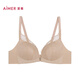 Amor de la primavera y la ropa interior de verano para mujeres, jianyun, sin anillo de acero, agujeros ocultos medios y gruesos, senos pequeños, sujetador reunido, AM17A701, color de piel desnuda, CM0 75B