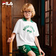 Fila Fila Children's Clothing Children's Short-Sleeved T-Shirt 2025 Summer College Style POLO Shirt for Big Children