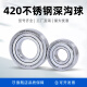Stainless steel deep groove ball bearing S6208 6209 6210 6211 6212 6213 6214 6215 S6208-ZZ Size 40*80*18mm Others