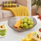 JD.com Assiette de fruits, fruits séchés Fruit Pallet Snack Rangement Affiche Affiche à eau [Ultra grande capacité] 2 pièces 22 * ​​7cm
