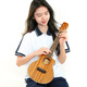 Andrew (Andrew) 23-Zoll-Furnier-Anfänger Ukulele vermisst Ecke Jungen Kleiner Gitarre 803d Uklili JF Barrel [Vektorholzfarbe]