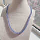 Lie Rui Tanzanite Plain Abacus Bead Necklace Colorful Gift Elderly Gift Clavicle Chain Large Particles