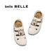 Belle braided Velcro toast shoes, the same style as the mall's wading comfortable children's shoes 90372B75 beige 34 (220mm)