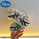 Las nuevas zapatillas y calcetines de Disney, solas suaves de primavera y otoño, 6-9-12 meses, los zapatos para niños para bebés machos y hembras evitan caerse los zapatos de los recién nacidos, la longitud interior verde 12 cm [aproximadamente 6-9 meses]