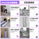 IPO split multi-functional abdominal board fitness board wheel automatic rebound home Pilates ski machine slim belly artifact flagship armrest counting model white-upgraded armrest + tension rope-timer counting