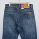 Pantalons d'hommes de jean stupide stupide C9759 Bleu clair moyen et hauteur 2025 Pantalon de graisse droite élastique du printemps et d'été.