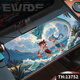 CLCEY Nezha Mouse Pad Nezha Ao Bing Mouse Pad Extra Large Laptop Pad Dormitory Desktop Pad Esports Games 13751 Undersea Nezha and Ao Bing 800x300x3mm