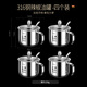 Bomans 316 stainless steel chili oil special jar kitchen oil spicy jar high temperature resistant seasoning bottle jar seasoning jar with spoon 316 steel chili oil jar single pack 350ml