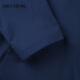 Lucadilong [100% Merinowolle aus Italien importiert] Leichte Luxus-High-End-Herren-Business Executive Jacket Coat Royal Blue L (50)