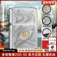 Flagon de zippo plus léger, gravure chromée de sable satiné, zhibao authentique kérosène au vent, eau d'automne avec yeux [nouvelle machine sans huile] TC9901US