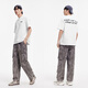 森马（Semir）短袖T恤男2025夏潮流字母t撞色印花刺绣针织上衣宽松109325100202