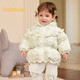 
Balabala baby flower version down jacket for girls winter short jacket warm 2024 sweet and fashionable 208424107010