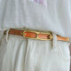 
Katile Crocodile Women's Belt Cowhide Slim Belt Women's Casual Versatile Decorative Skirt Pin-buckle Skirt Fashion Birthday 520 Gift