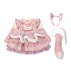 G.DUCKKIDS little yellow duck children's clothing Lingnabel princess dress summer girls' dress fashionable Lolita baby birthday skirt 6621 spring and autumn style 100 sizes 2~3 years old [90-100cm]