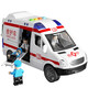 Jingjia Ambulance Toys Surdimensione Children's Simulation 120 Ambulance Toys Cars Boys and Girls Doctors Car Doctors Ambulance Oversized 3 Dolls + Strevel