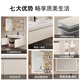 Jiumu (JOMOO) 2025 new Wo aluminum alloy bathroom cabinet ceramic integrated wash basin bathroom hand wash basin cabinet combination 12047 main cabinet (ceramic basin) + full seal ordinary