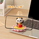 Regalo de cumpleaños de Qile para mujeres Lindos titulares de teléfonos móviles Panda adornos de escritorio de escritorio Souvenir para novio Decoración de la estación de trabajo Panda Panda Mobile Tholeer (el aire completo gana dinero)