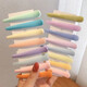 Colored hair clips for washing and makeup, seamless side clips for broken hair, duckbill clips for bangs, cute hair accessories TS67, color clips with 5 random colors