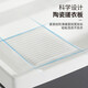 
XMSJ balcony sink ceramic washing basin stainless steel bracket basin washing basin laundry sink with washboard balcony ultra-deep washing basin 1048 single basin with drainage