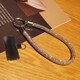 Beiyipin mobile phone lanyard wrist style luxury bold rhinestone mobile phone chain short pendant high-end anti-lost rope with stainless steel clip patch women's fashion wrist lanyard